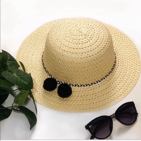 Anthropologie | Accessories | Straw Sun Hat With Braided 